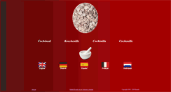 Desktop Screenshot of cochenille.eu
